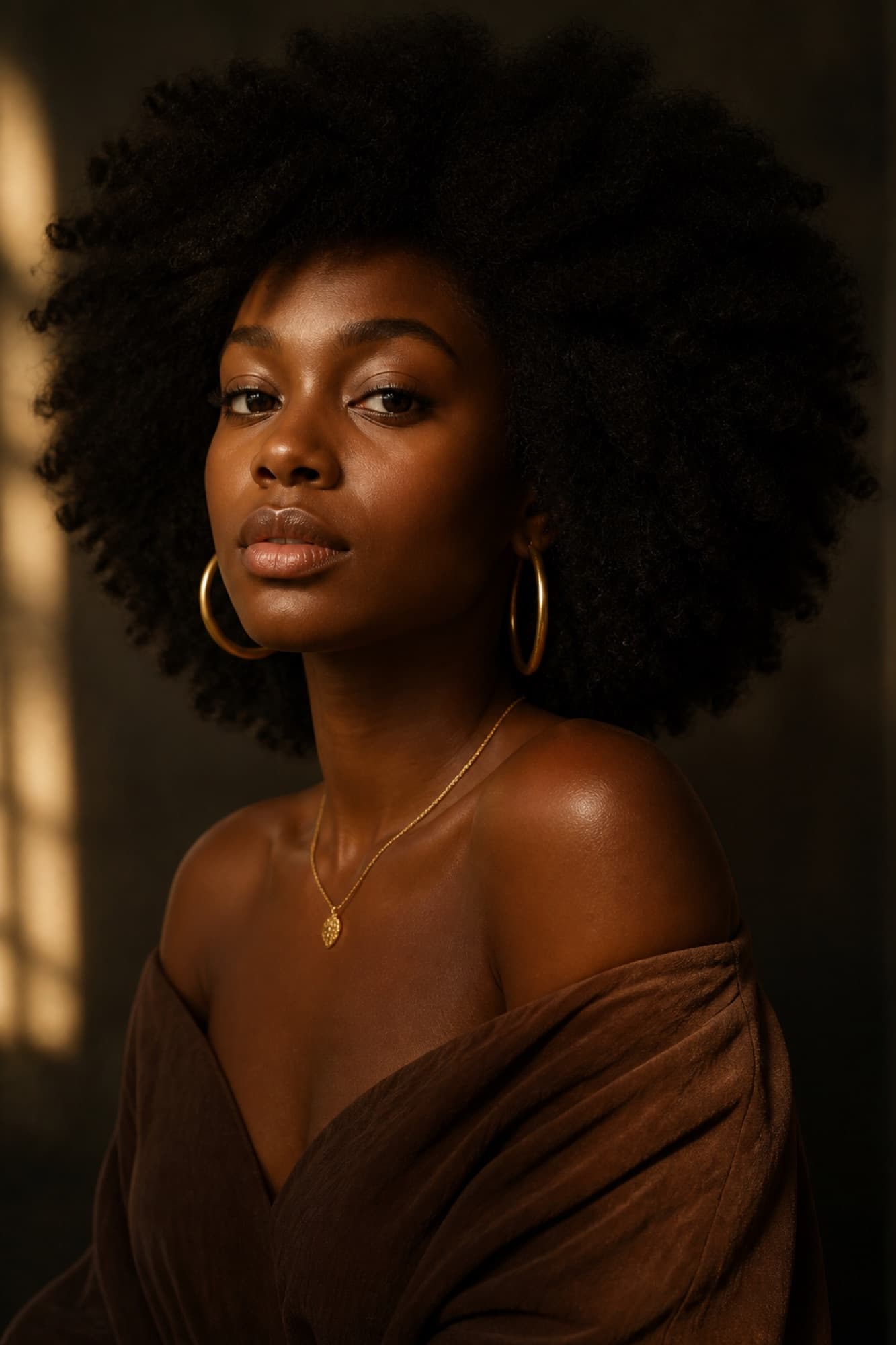 Natural afro hair